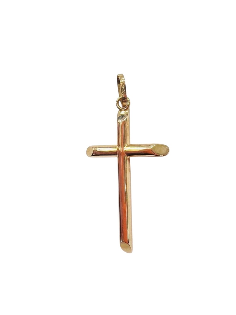 COLGANTE CRUZ de Jesús Oro Amarillo 18 kilates, Colgante Crucifijo Oro Amarillo, Cristo Oro Amarillo 18k, Colgante religioso